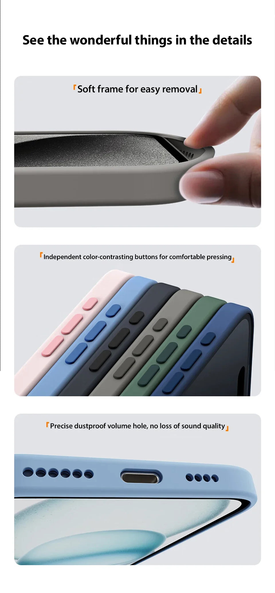 Liquid Silicone iPhone Case
