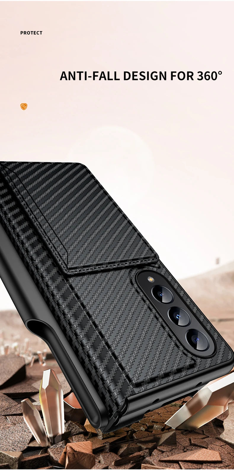 Galaxy Z Fold Leather Wallet