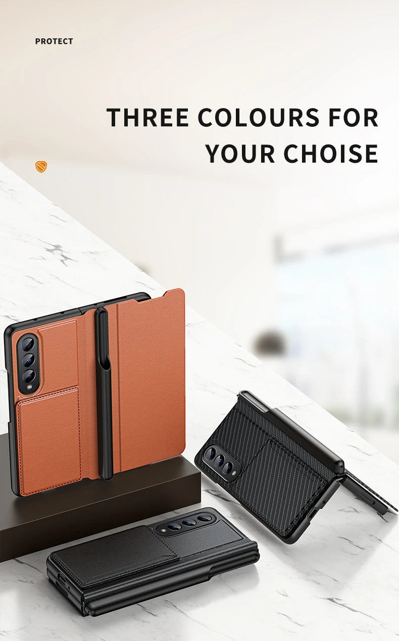 Galaxy Z Fold Leather Wallet