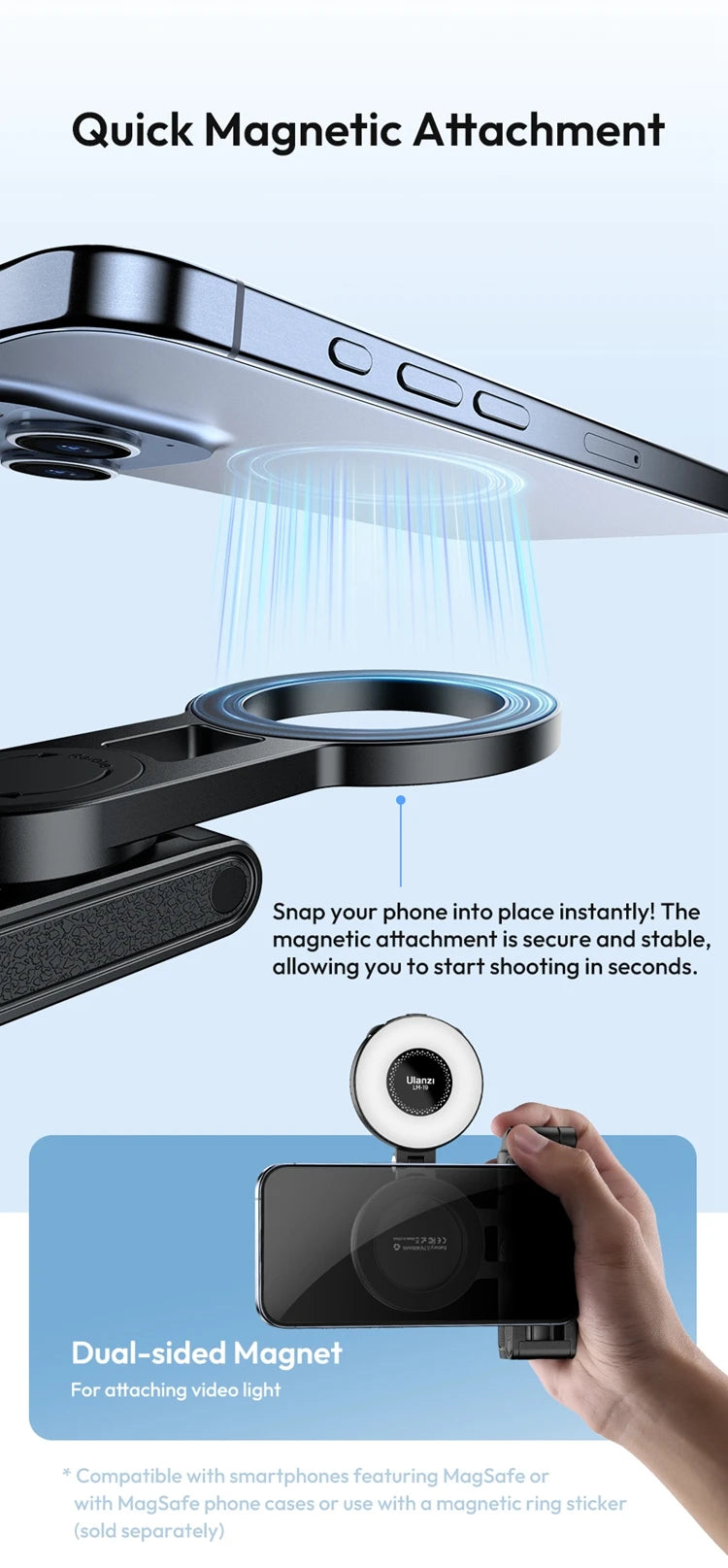 Magnetic Selfie Stick