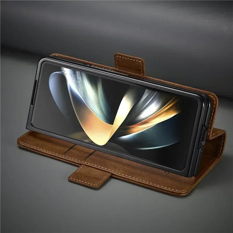 Luxury Leather Galaxy Z Fold Cover