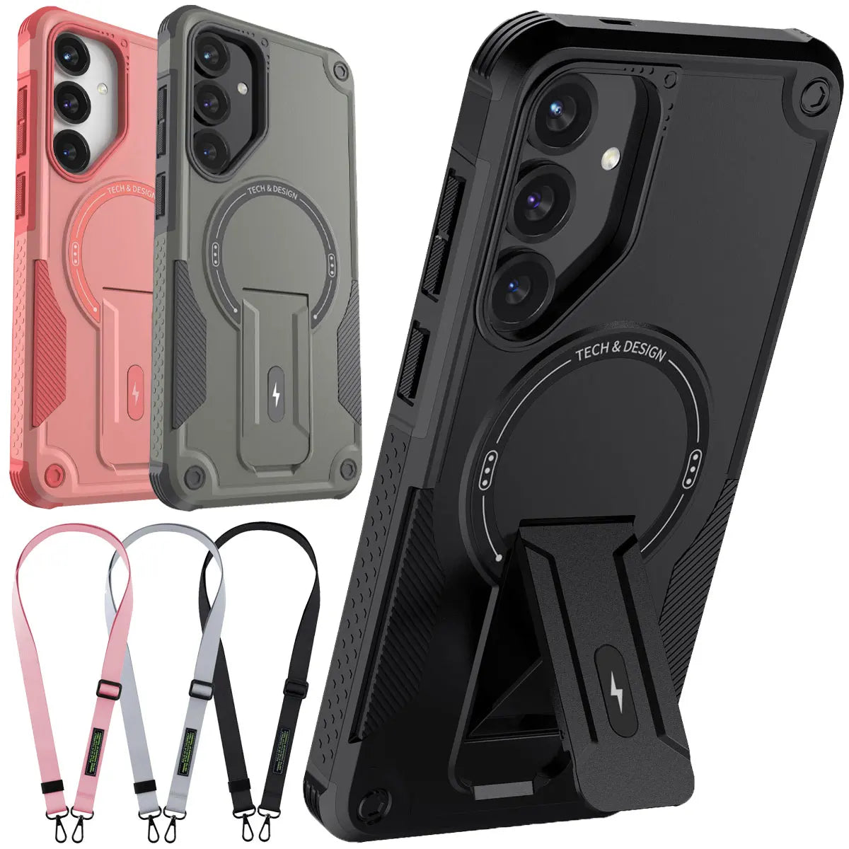 Protective Samsung S24 Kickstand Case