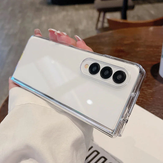 Shockproof Acrylic Galaxy Fold Case
