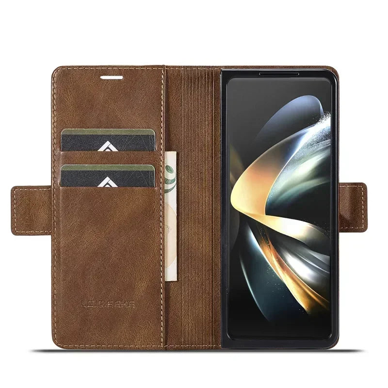 Luxury Leather Galaxy Z Fold Cover