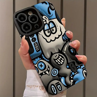 Cartoon Graffiti iPhone Case