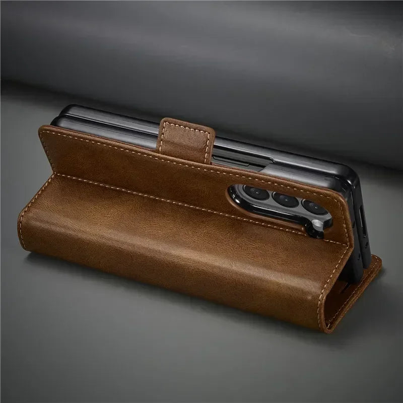 Luxury Leather Galaxy Z Fold Cover