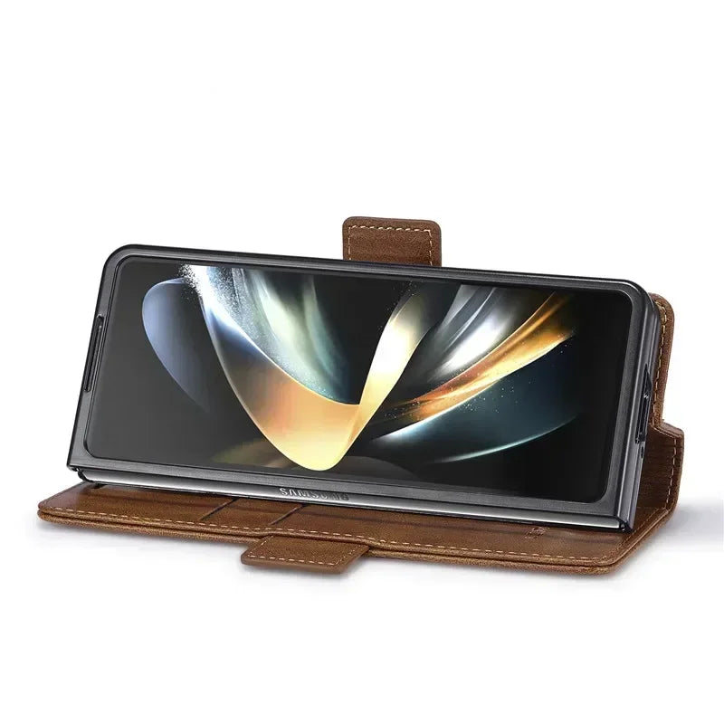 Luxury Leather Galaxy Z Fold Cover