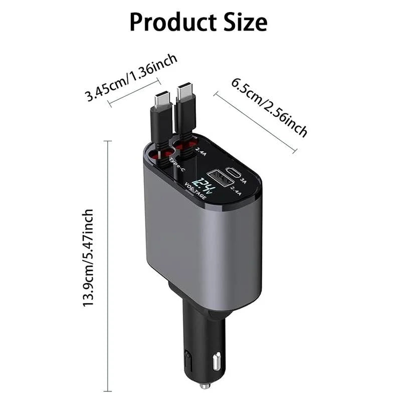 4-in-1 Car Charger
