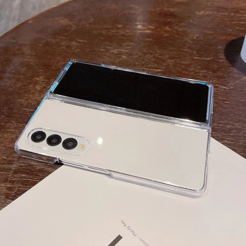 Shockproof Acrylic Galaxy Fold Case
