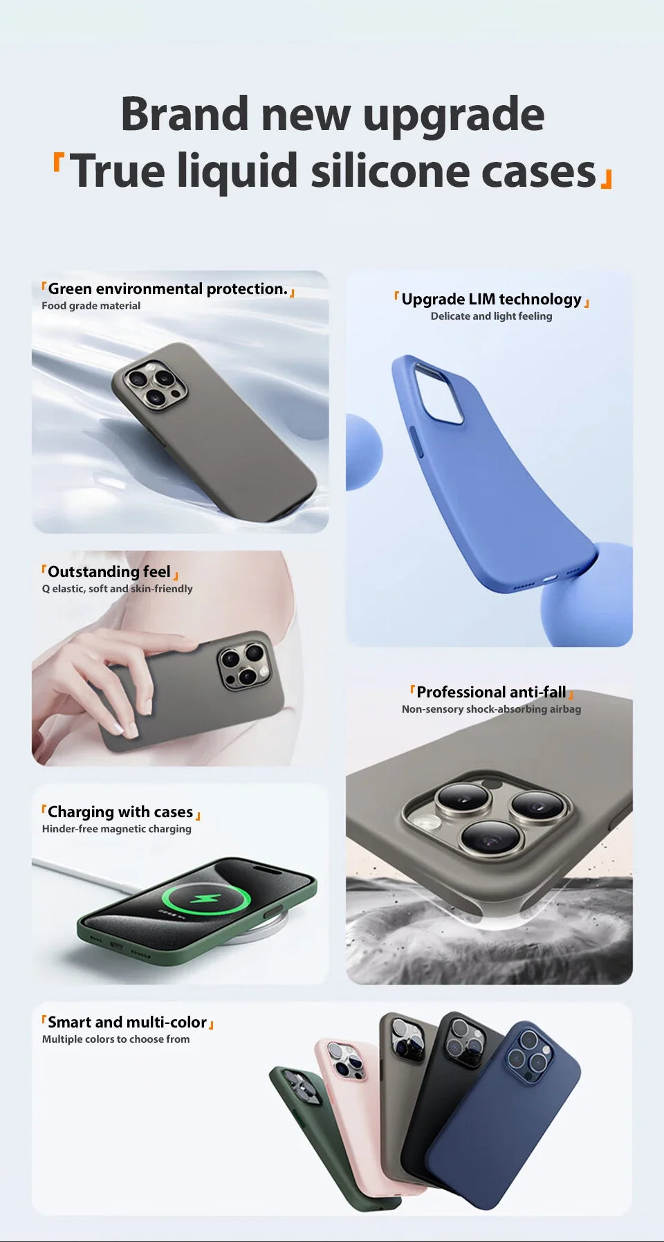 Liquid Silicone iPhone Case
