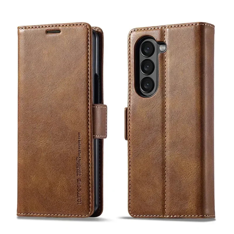Luxury Leather Galaxy Z Fold Cover