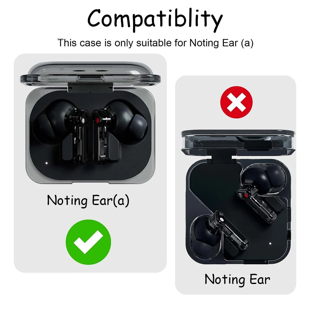 Transparent Earbuds Case
