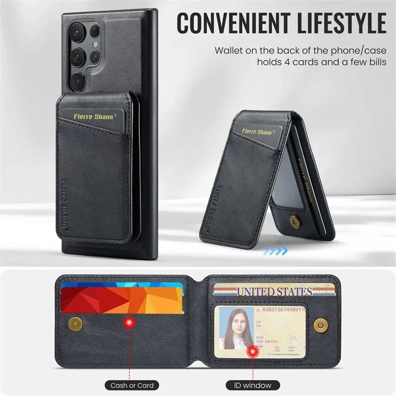 Samsung Galaxy Magnetic Wallet Cover