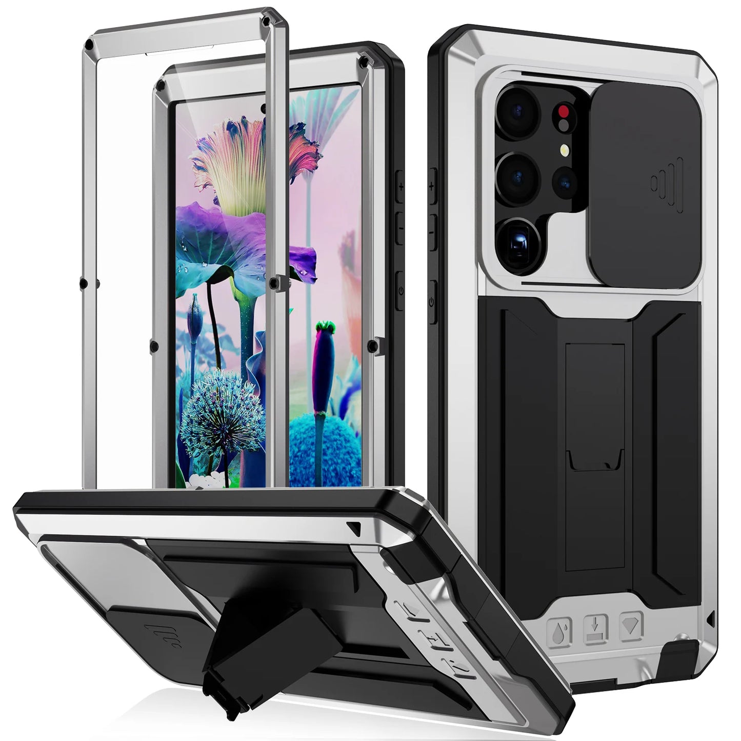 Rugged Kickstand Samsung Camera Case