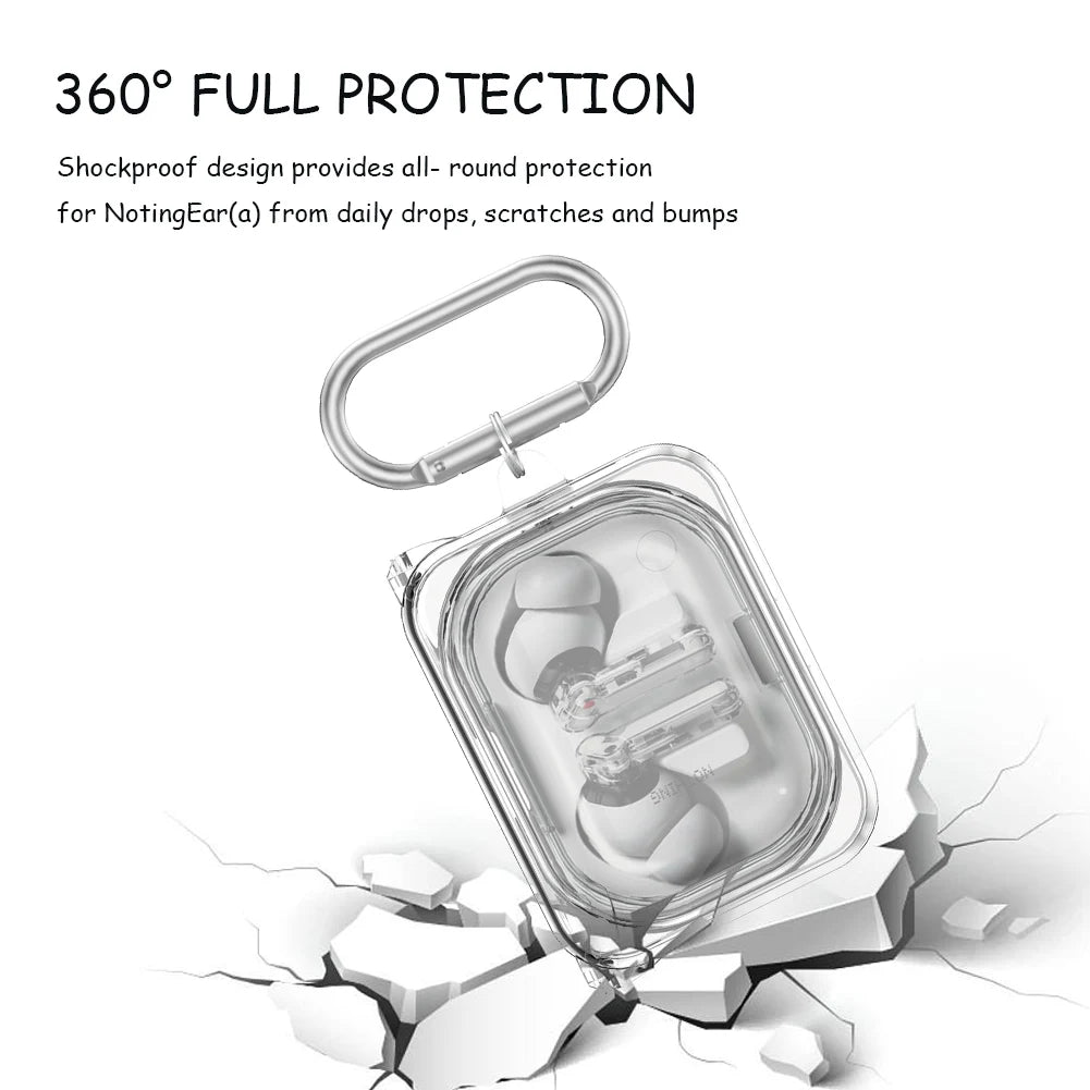 Transparent Earbuds Case