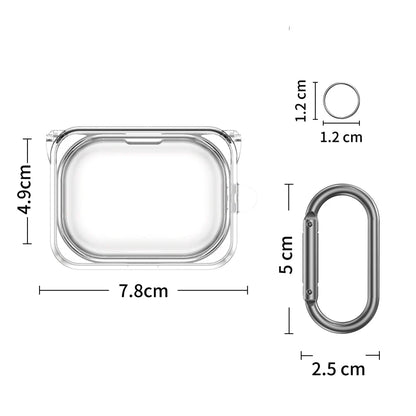 Transparent Earbuds Case