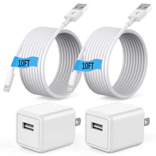 2Pack Fast Charging iPhone Cable