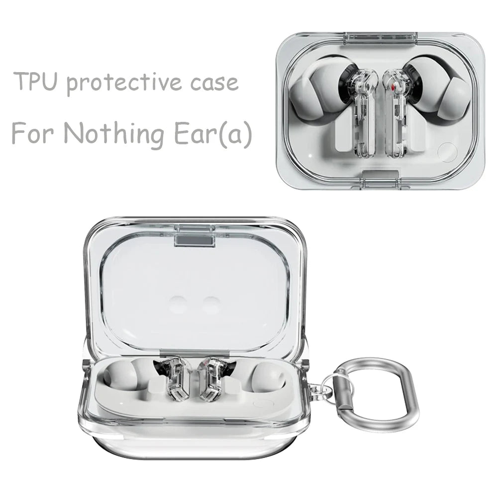 Transparent Earbuds Case