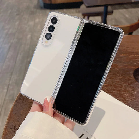 Shockproof Acrylic Galaxy Fold Case