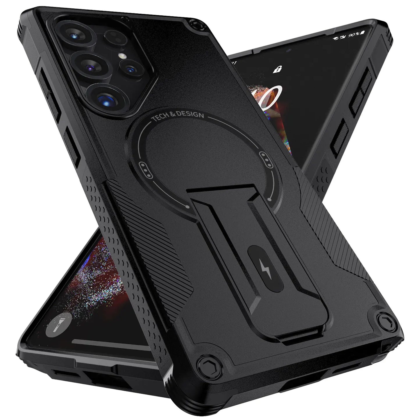 Protective Samsung S24 Kickstand Case