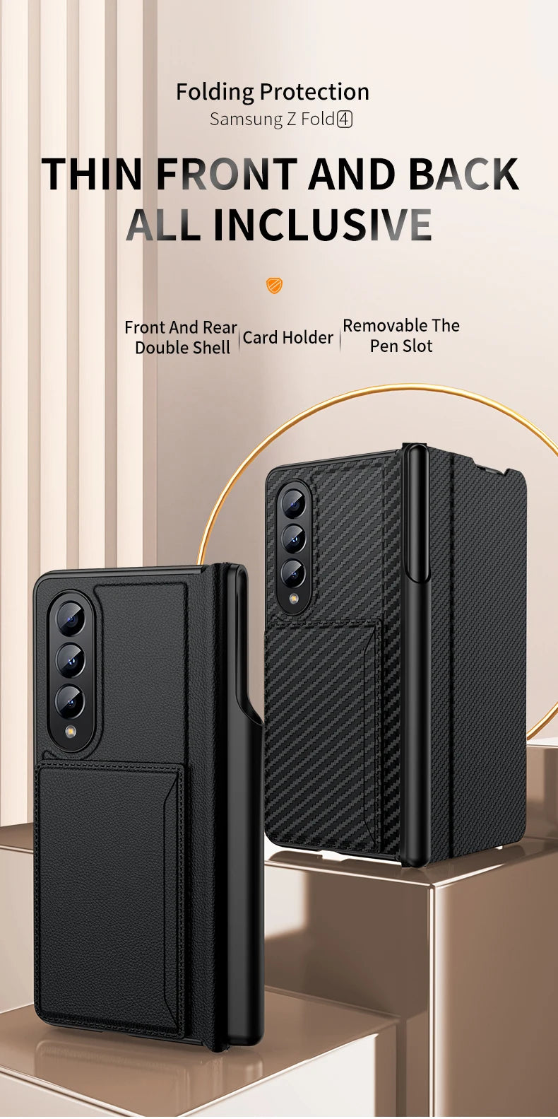 Galaxy Z Fold Leather Wallet