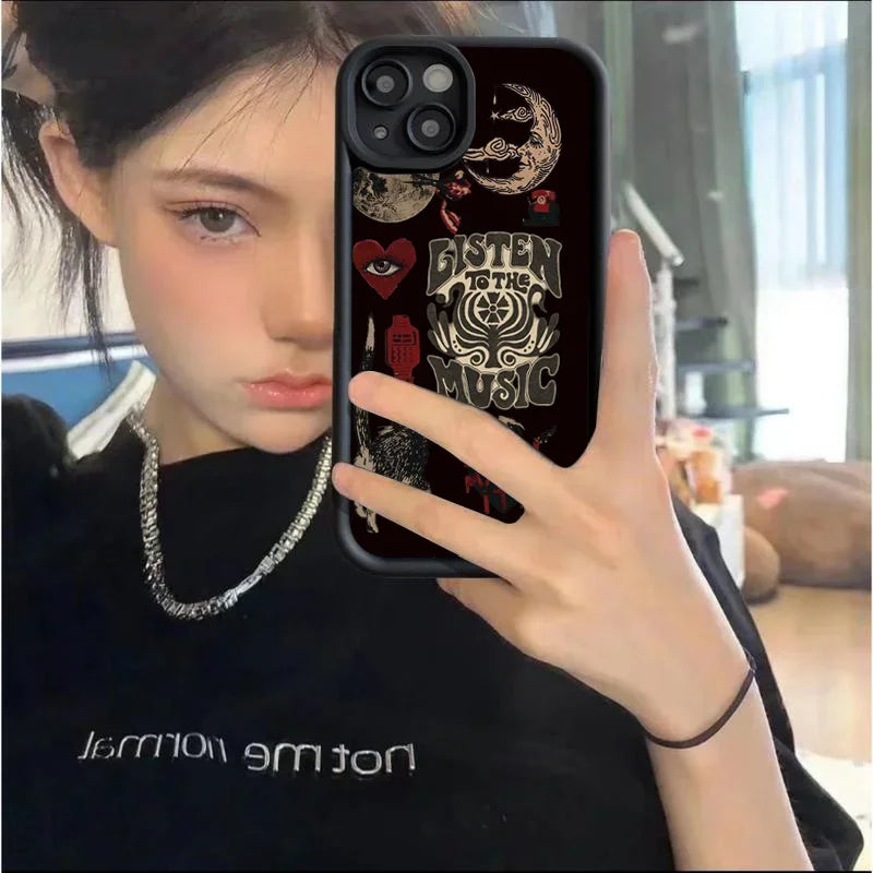 Sun Moon Aesthetic iPhone Case