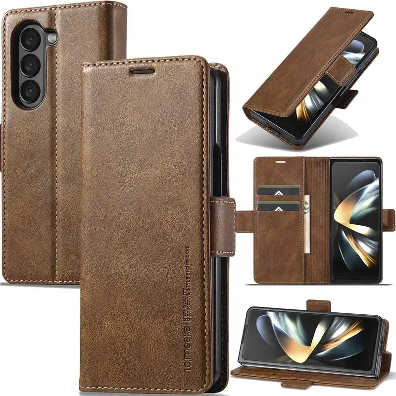 Luxury Leather Galaxy Z Fold Cover