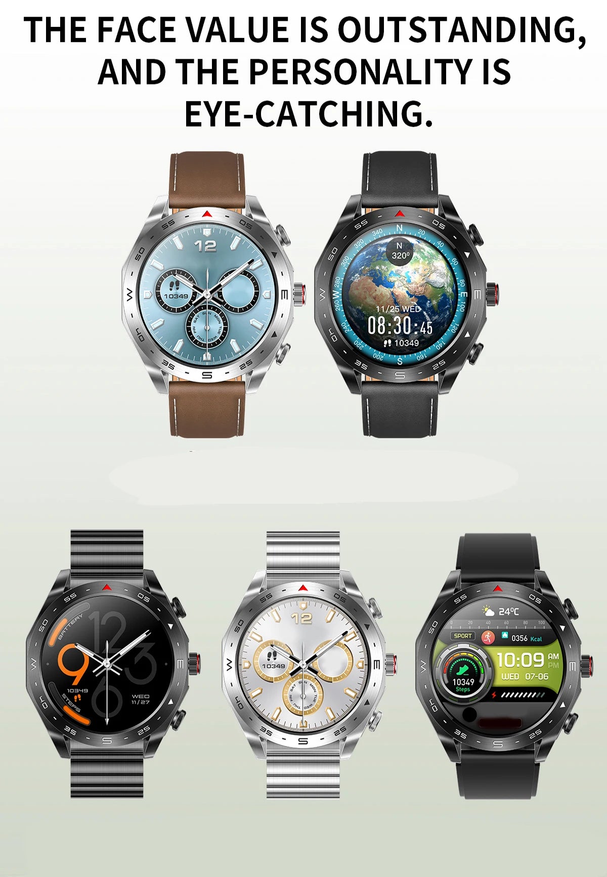 Smartwatch Earbuds Combo