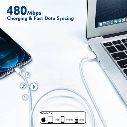 2Pack Fast Charging iPhone Cable